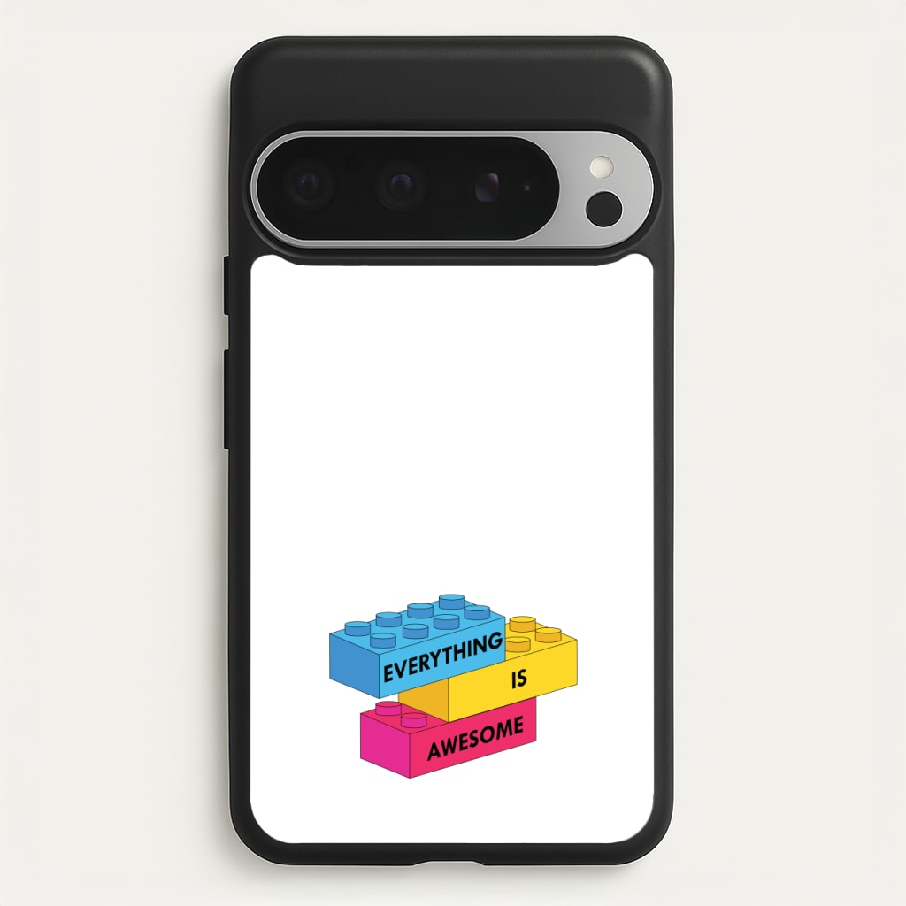 Everything Is Awesome Bricks - Bricks Phone Case for Google Pixel 9 Pro XL