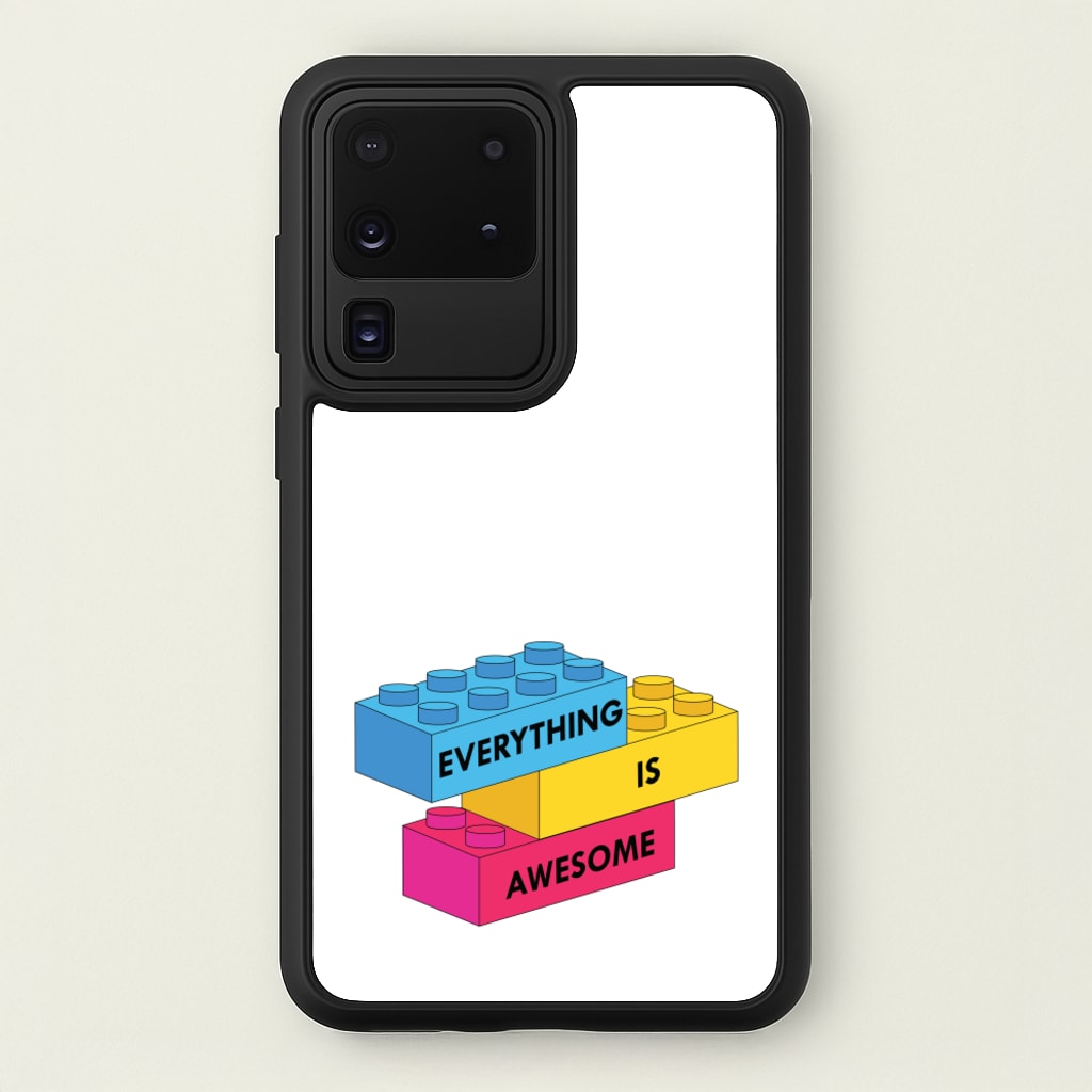 Everything Is Awesome Bricks - Bricks Phone Case for Galaxy S20 Ultra