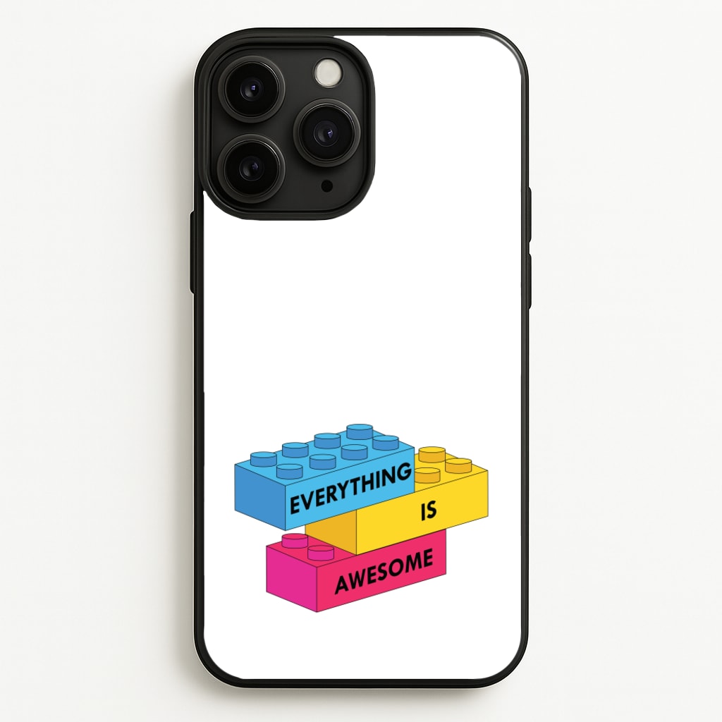 Everything Is Awesome Bricks - Bricks Phone Case for iPhone 11 Pro