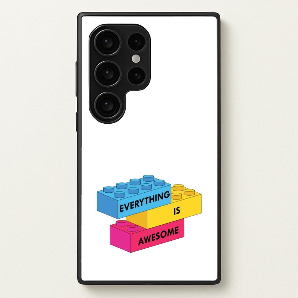 Everything Is Awesome Bricks - Bricks Phone Case for Galaxy S24 Ultra