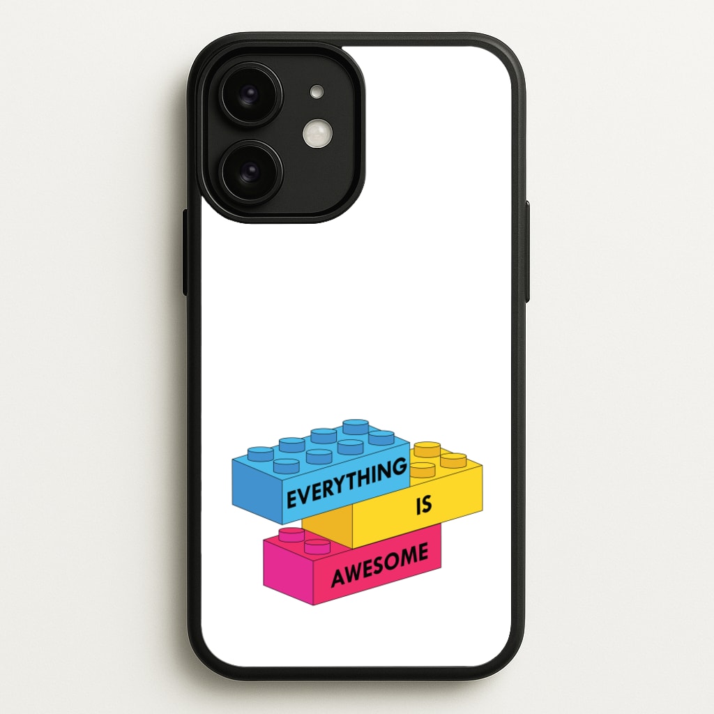 Everything Is Awesome Bricks - Bricks Phone Case for iPhone 11