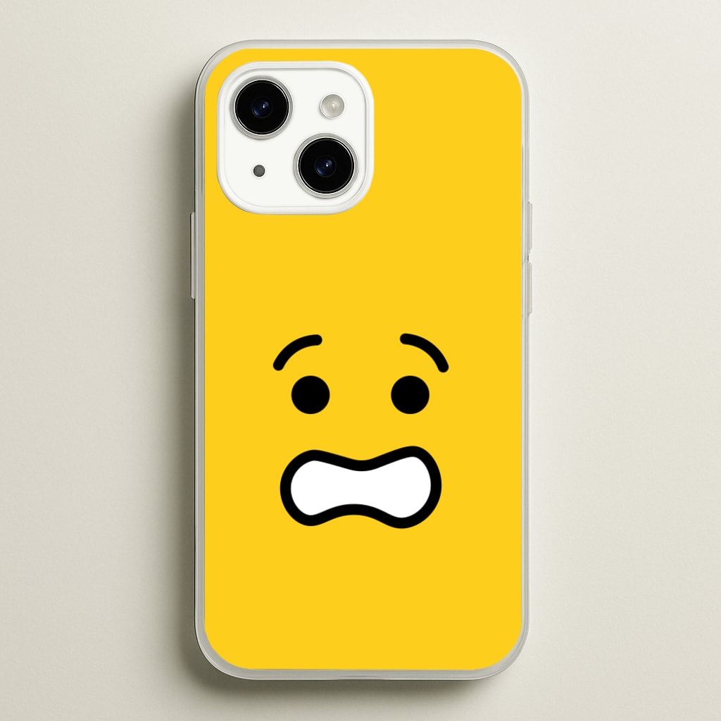 Brick Face Worried - Bricks Phone Case for iPhone 15