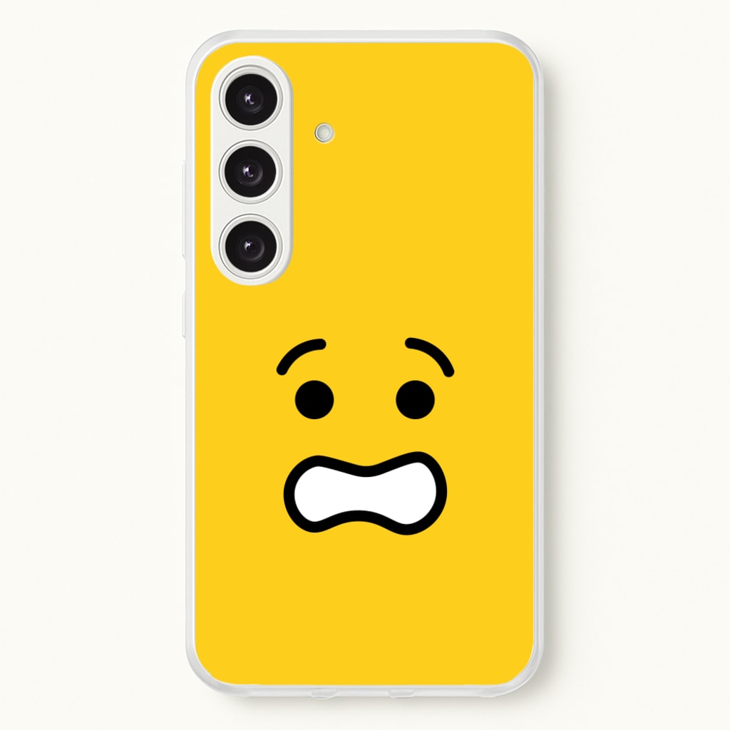 Brick Face Worried - Bricks Phone Case for Galaxy S24FE