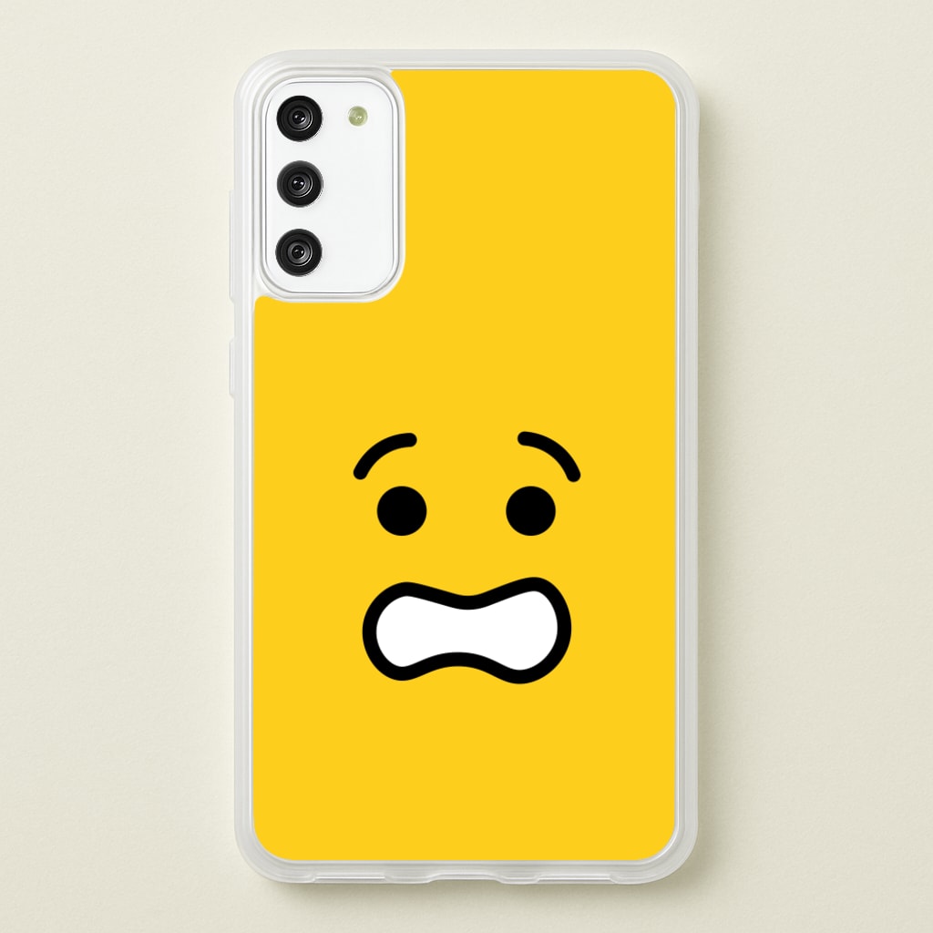 Brick Face Worried - Bricks Phone Case for Galaxy S20