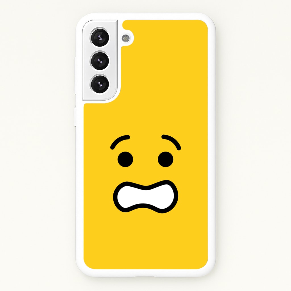 Brick Face Worried - Bricks Phone Case for Galaxy S22 Plus