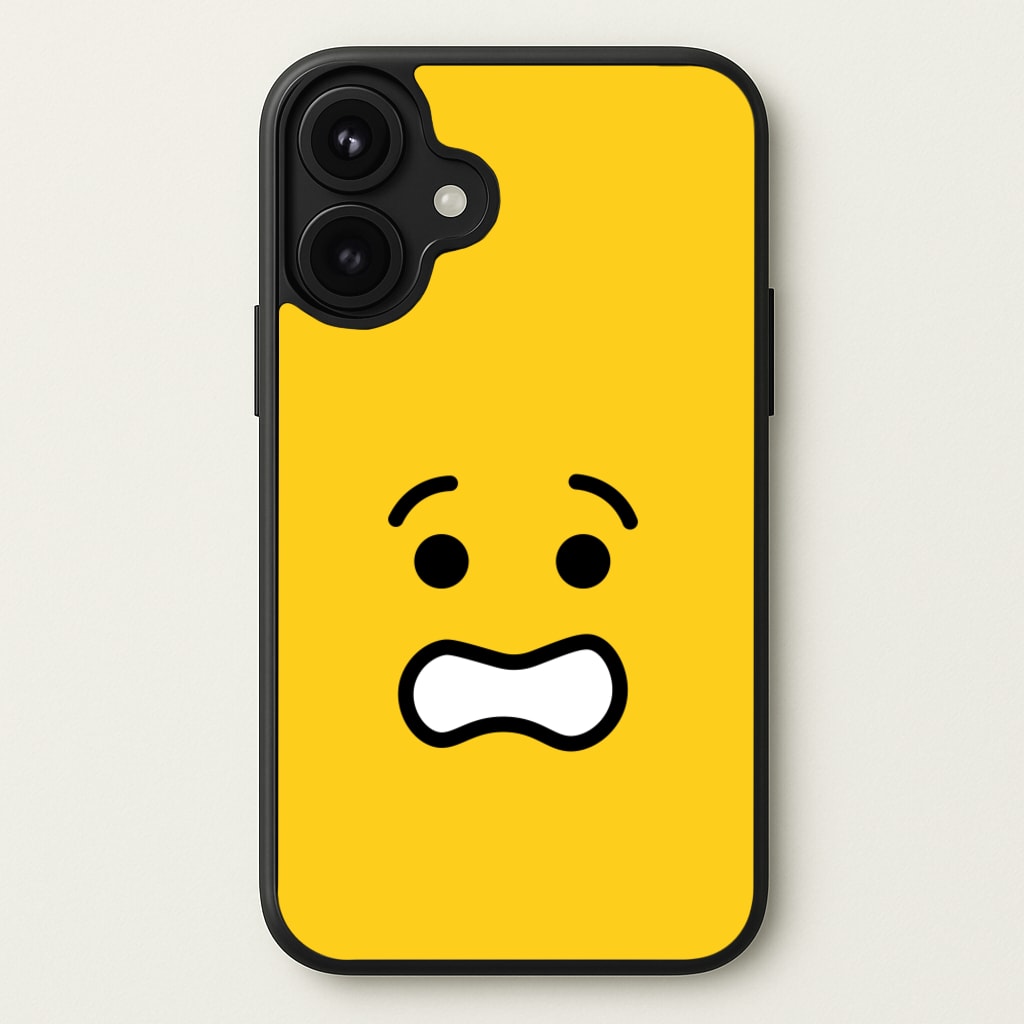 Brick Face Worried Phone Case for iPhone 17