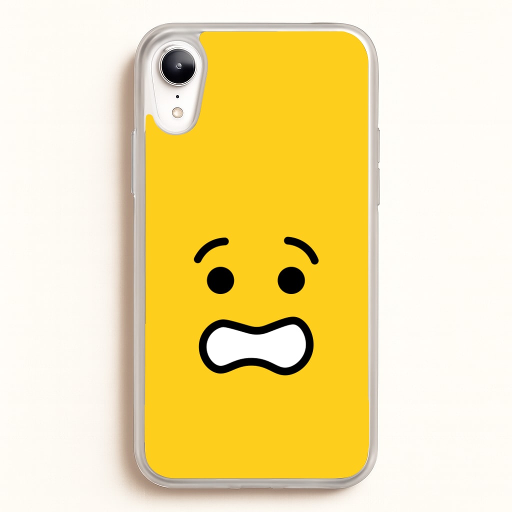 Brick Face Worried - Bricks Phone Case for iPhone XR