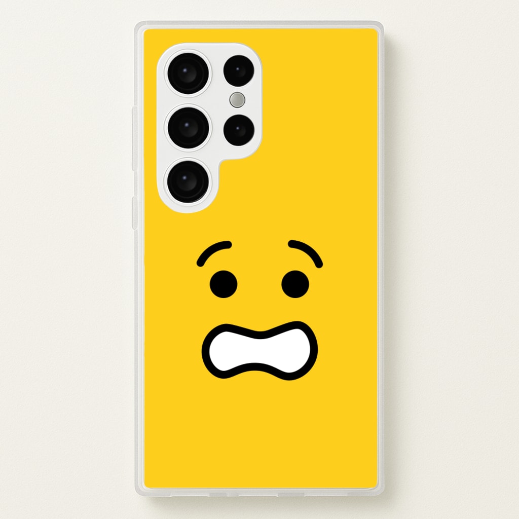 Brick Face Worried - Bricks Phone Case for Galaxy S24 Ultra