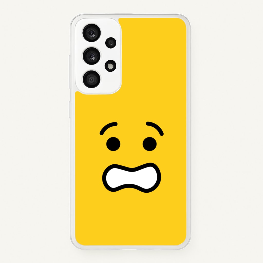 Brick Face Worried - Bricks Phone Case for Galaxy A53