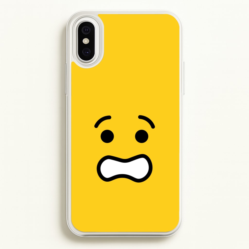 Brick Face Worried - Bricks Phone Case for iPhone XS Max