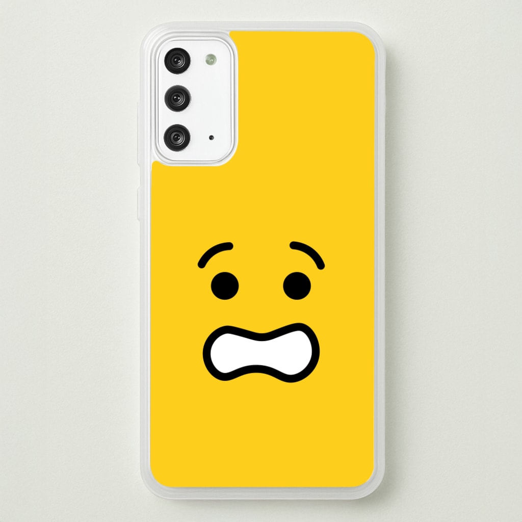 Brick Face Worried - Bricks Phone Case for Galaxy Note 20
