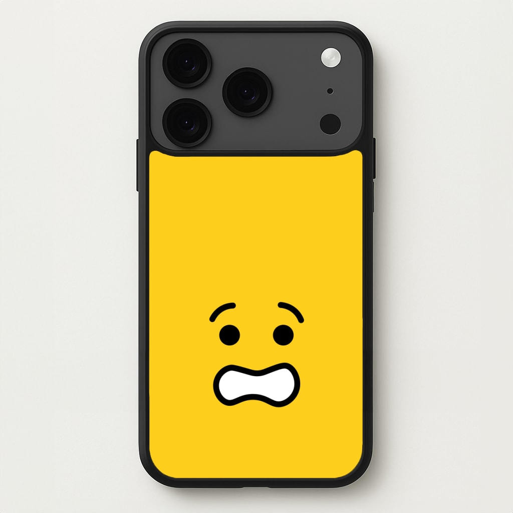 Brick Face Worried Phone Case for iPhone 17 Pro