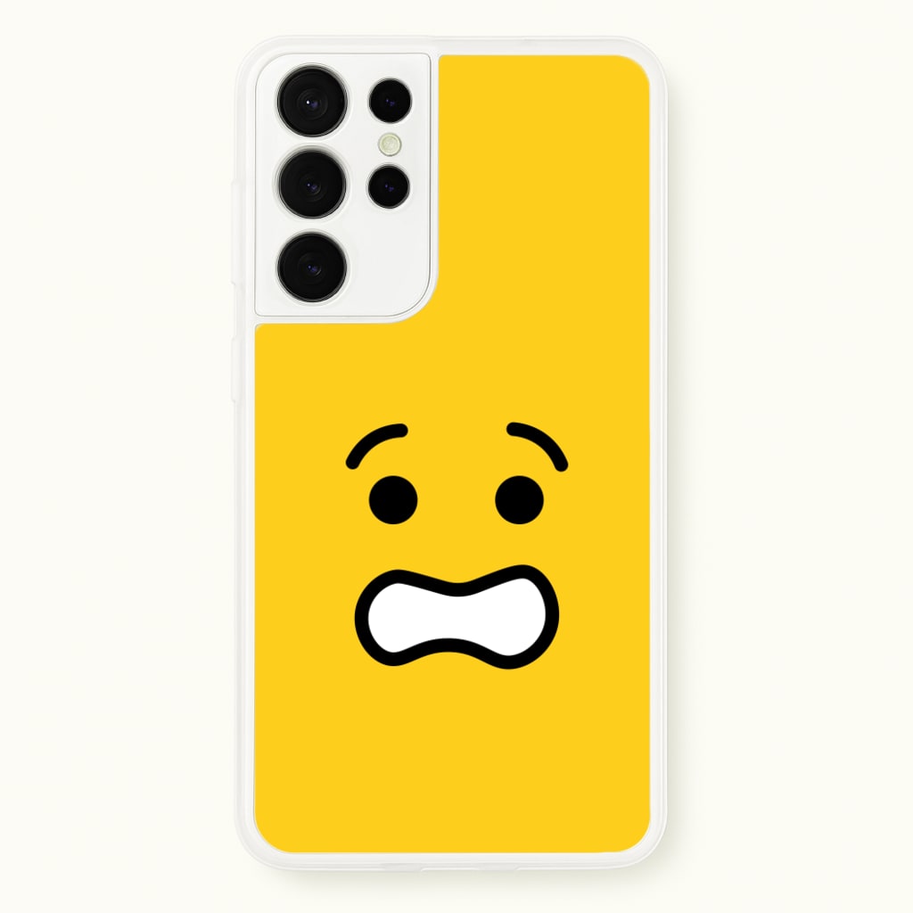 Brick Face Worried - Bricks Phone Case for Galaxy S21 Ultra