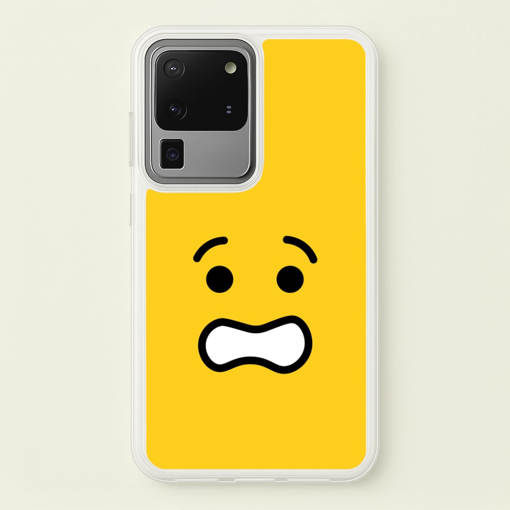 Brick Face Worried - Bricks Phone Case for Galaxy S20 Ultra