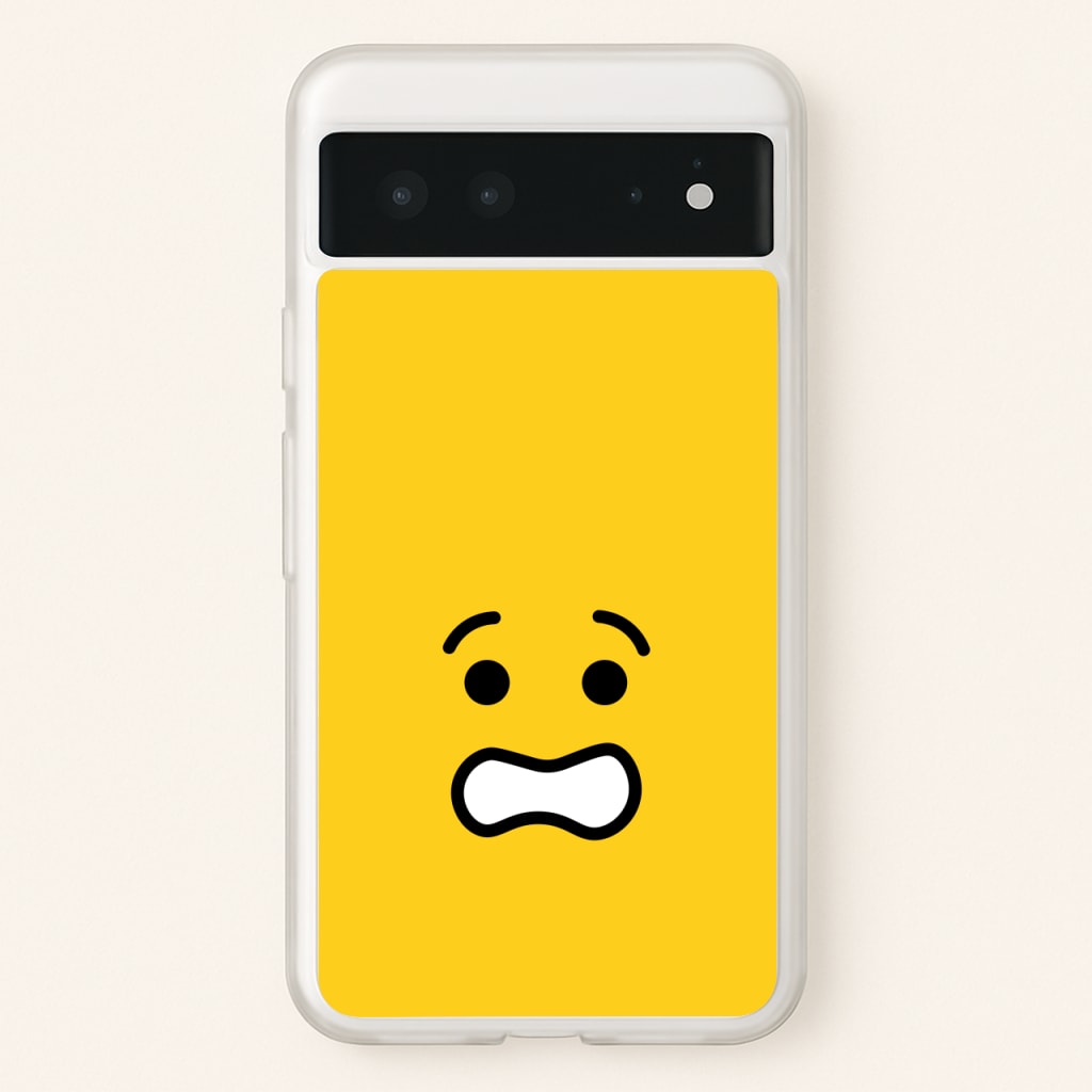Brick Face Worried - Bricks Phone Case for Google Pixel 6