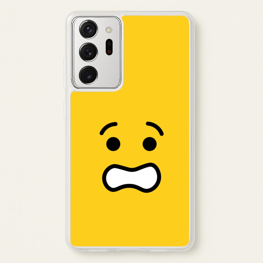 Brick Face Worried - Bricks Phone Case for Galaxy Note 20 Ultra