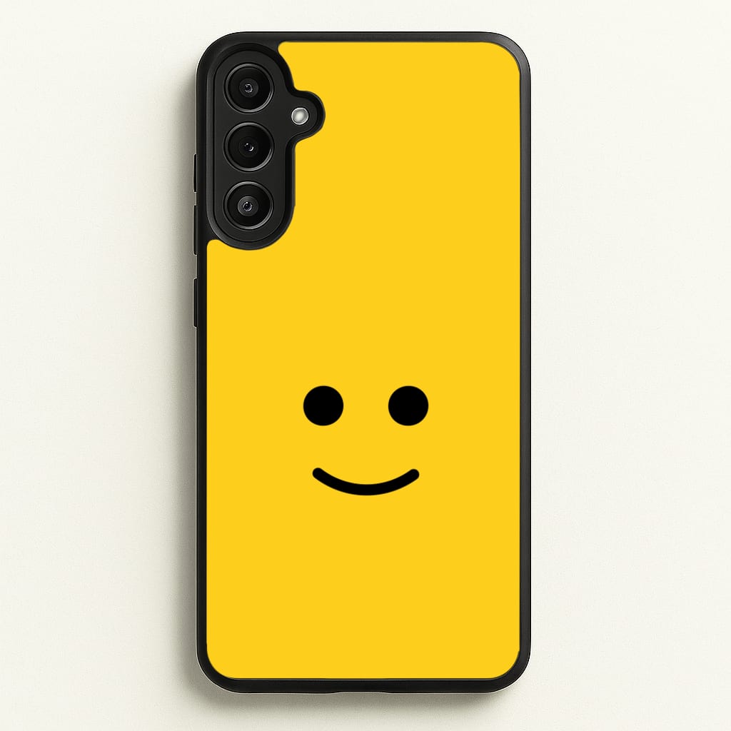 Brick Face Smile - Bricks Phone Case for Galaxy A36