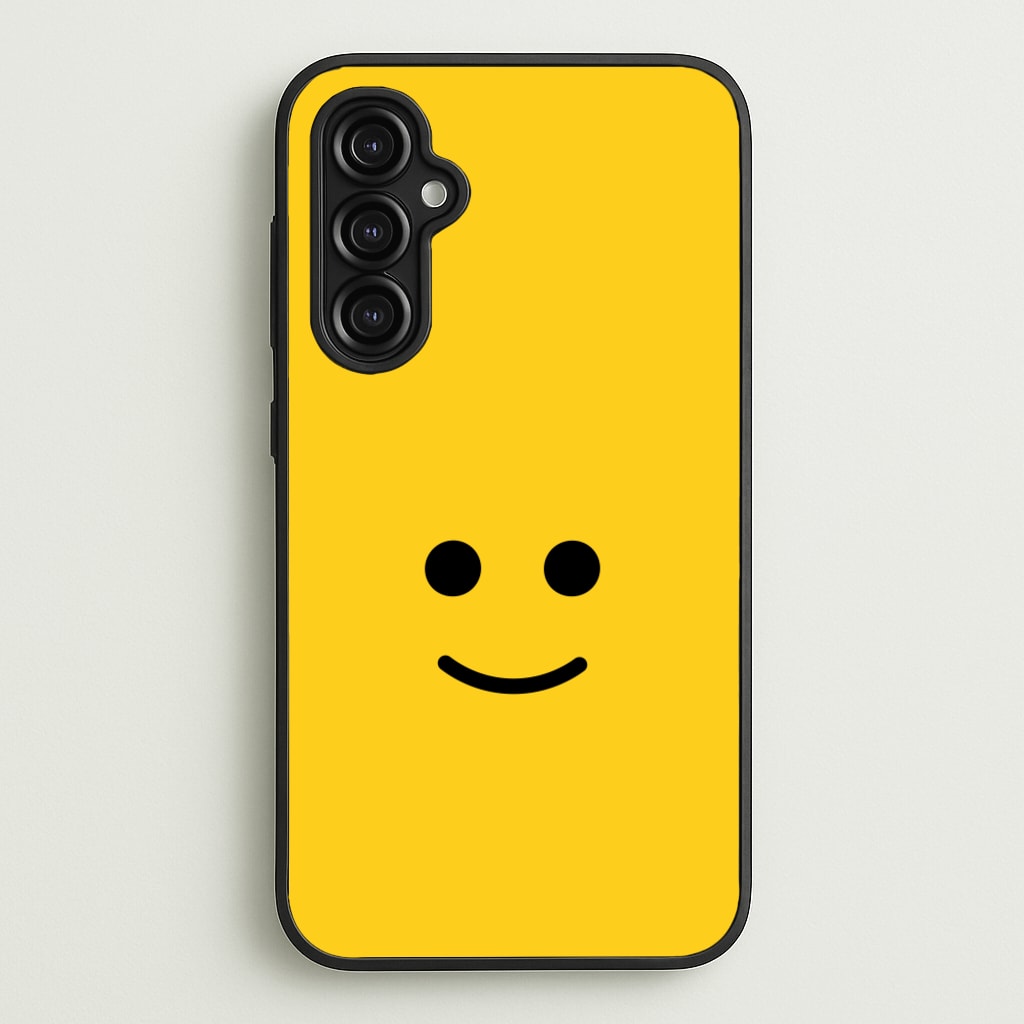 Brick Face Smile - Bricks Phone Case for Galaxy A14
