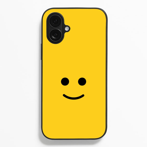Brick Face Smile - Bricks Phone Case for iPhone 16 Plus