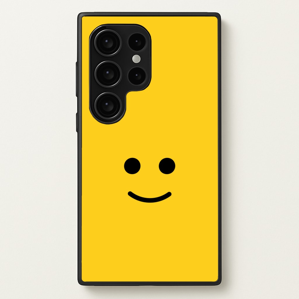 Brick Face Smile - Bricks Phone Case for Galaxy S24 Ultra