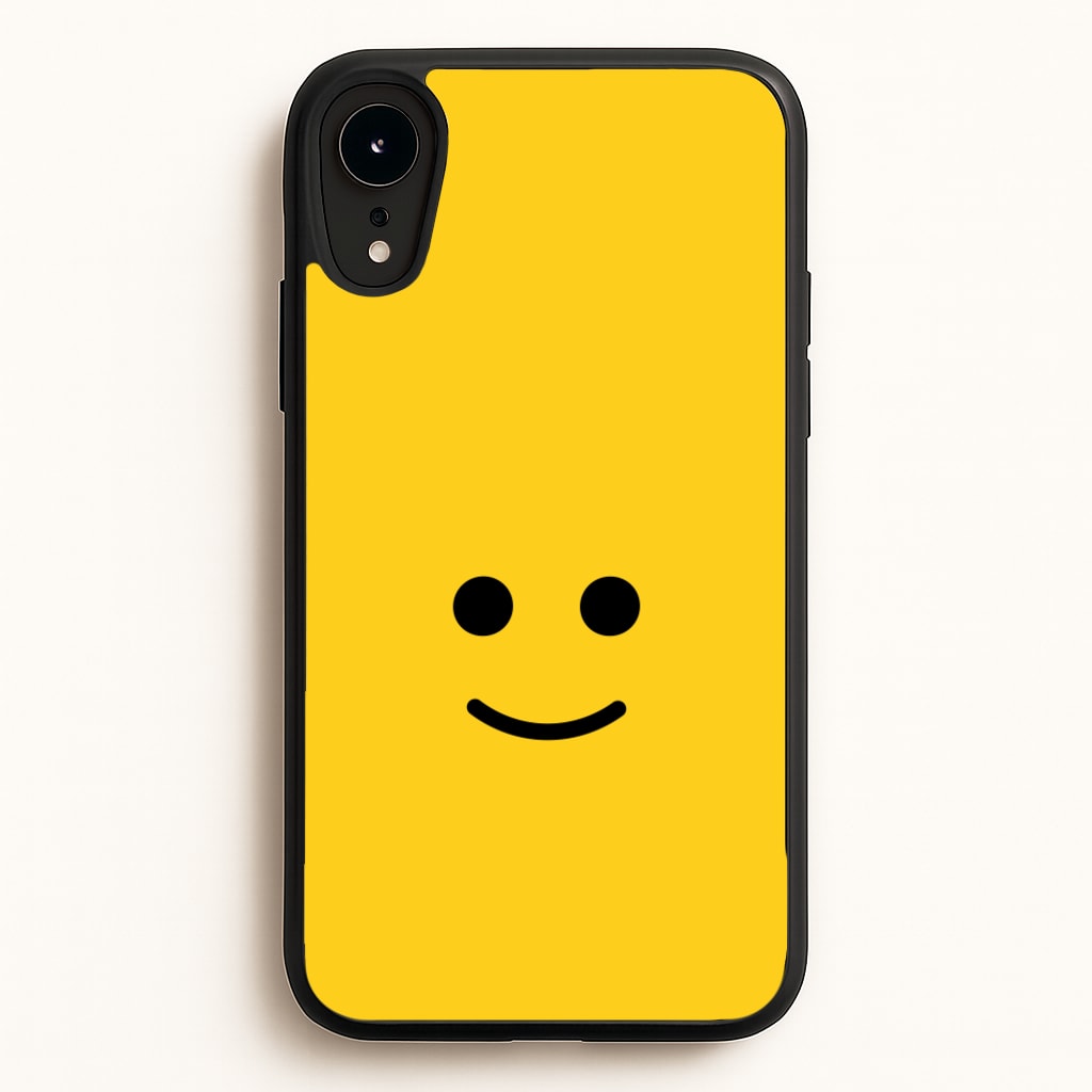 Brick Face Smile - Bricks Phone Case for iPhone XR