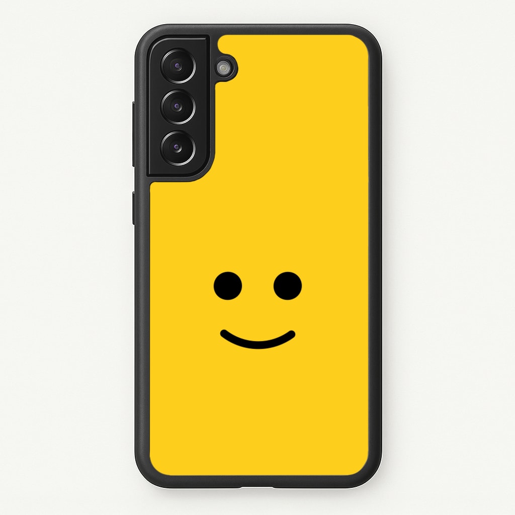Brick Face Smile - Bricks Phone Case for Galaxy S22 Plus