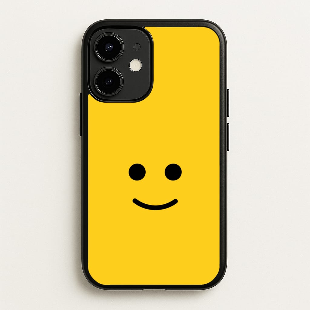 Brick Face Smile - Bricks Phone Case for iPhone 12 / 12 Pro