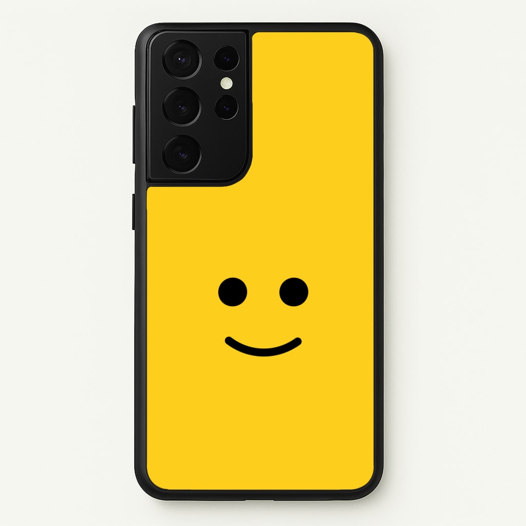 Brick Face Smile - Bricks Phone Case for Galaxy S21 Ultra