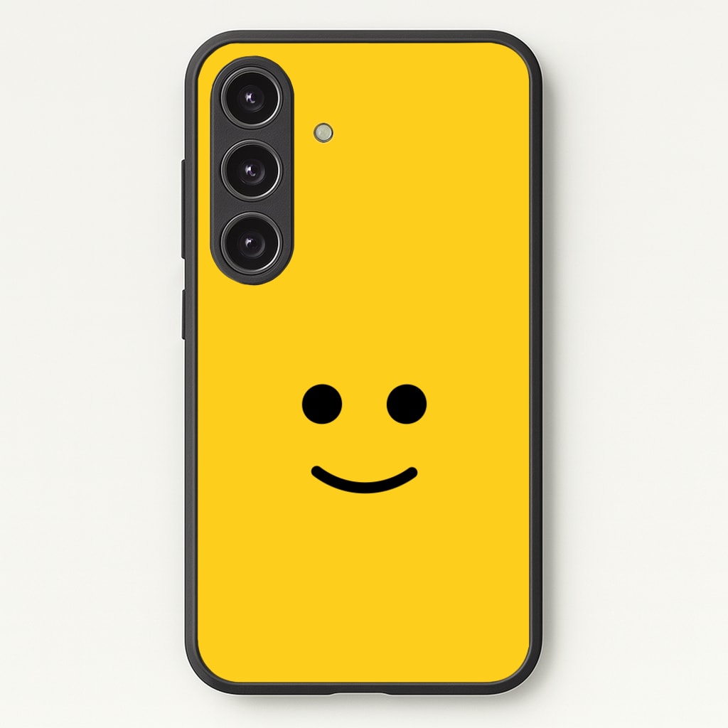 Brick Face Smile - Bricks Phone Case for Galaxy S25