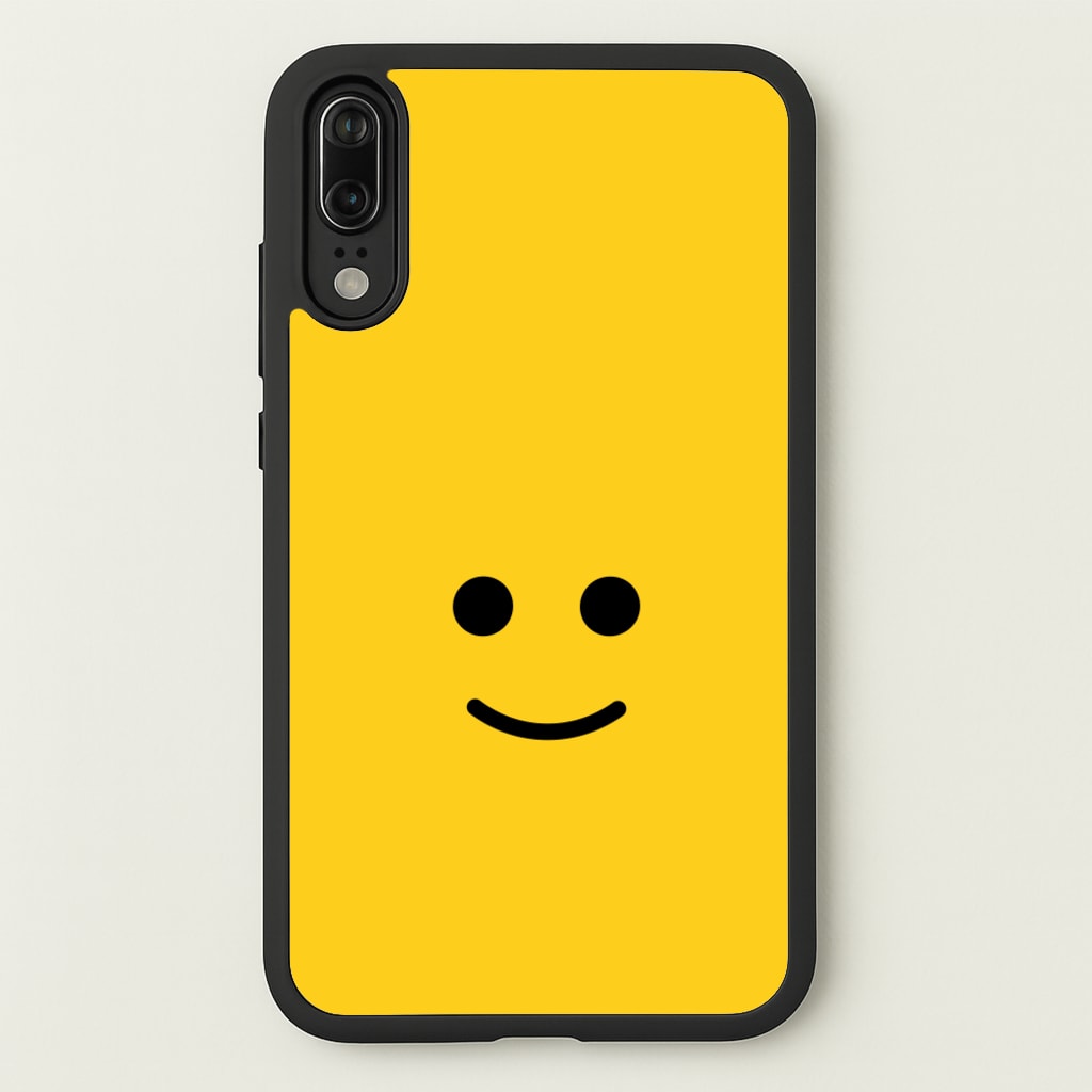 Brick Face Smile - Bricks Phone Case for Huawei P20