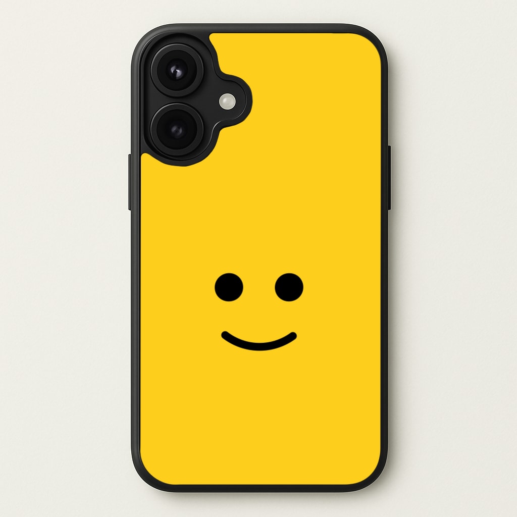 Brick Face Smile Phone Case for iPhone 17