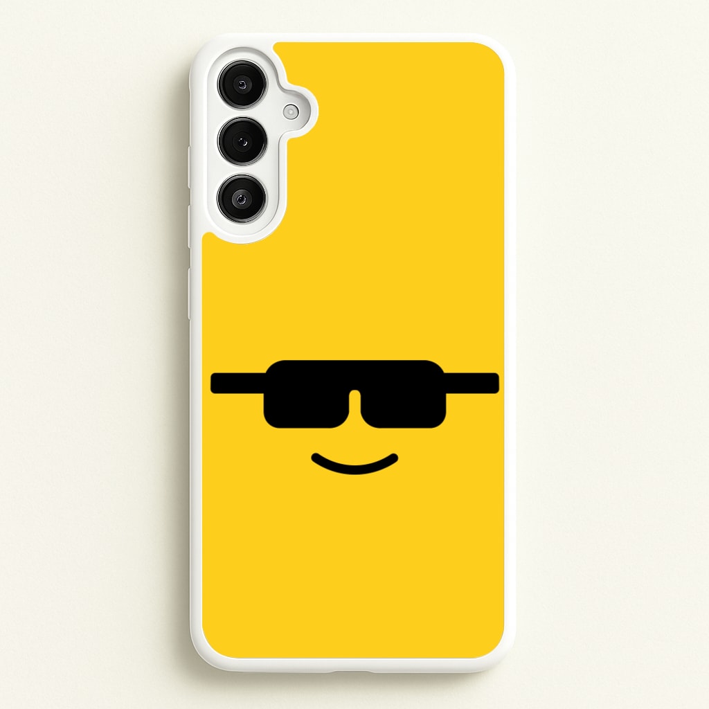 Brick Face Sunglasses - Bricks Phone Case for Galaxy A34
