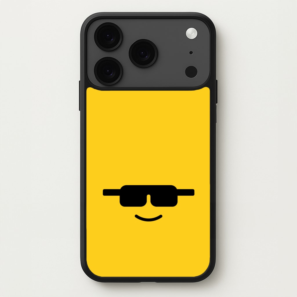 Brick Face Sunglasses Phone Case for iPhone 17 Pro