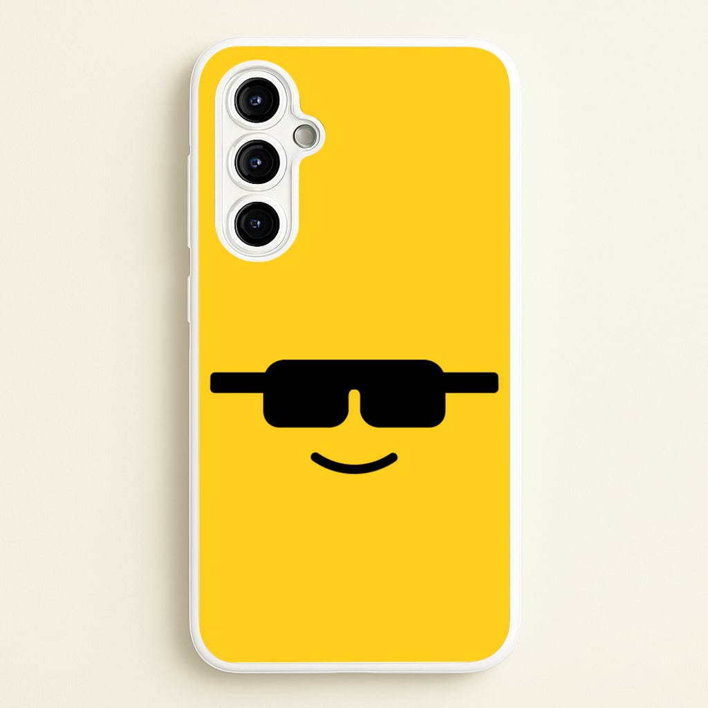 Brick Face Sunglasses - Bricks Phone Case for Galaxy A54