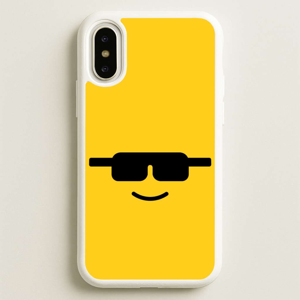 Brick Face Sunglasses - Bricks Phone Case for iPhone X / XS