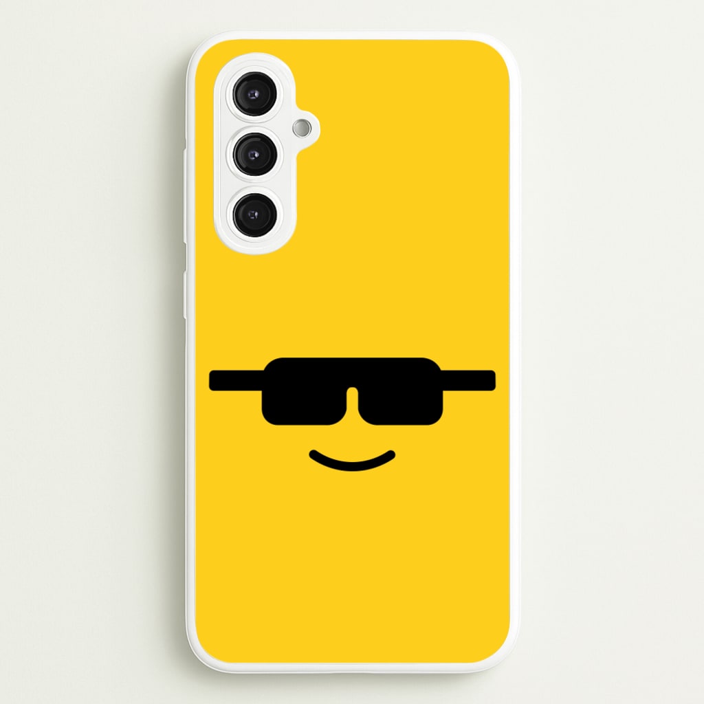 Brick Face Sunglasses - Bricks Phone Case for Galaxy S23FE
