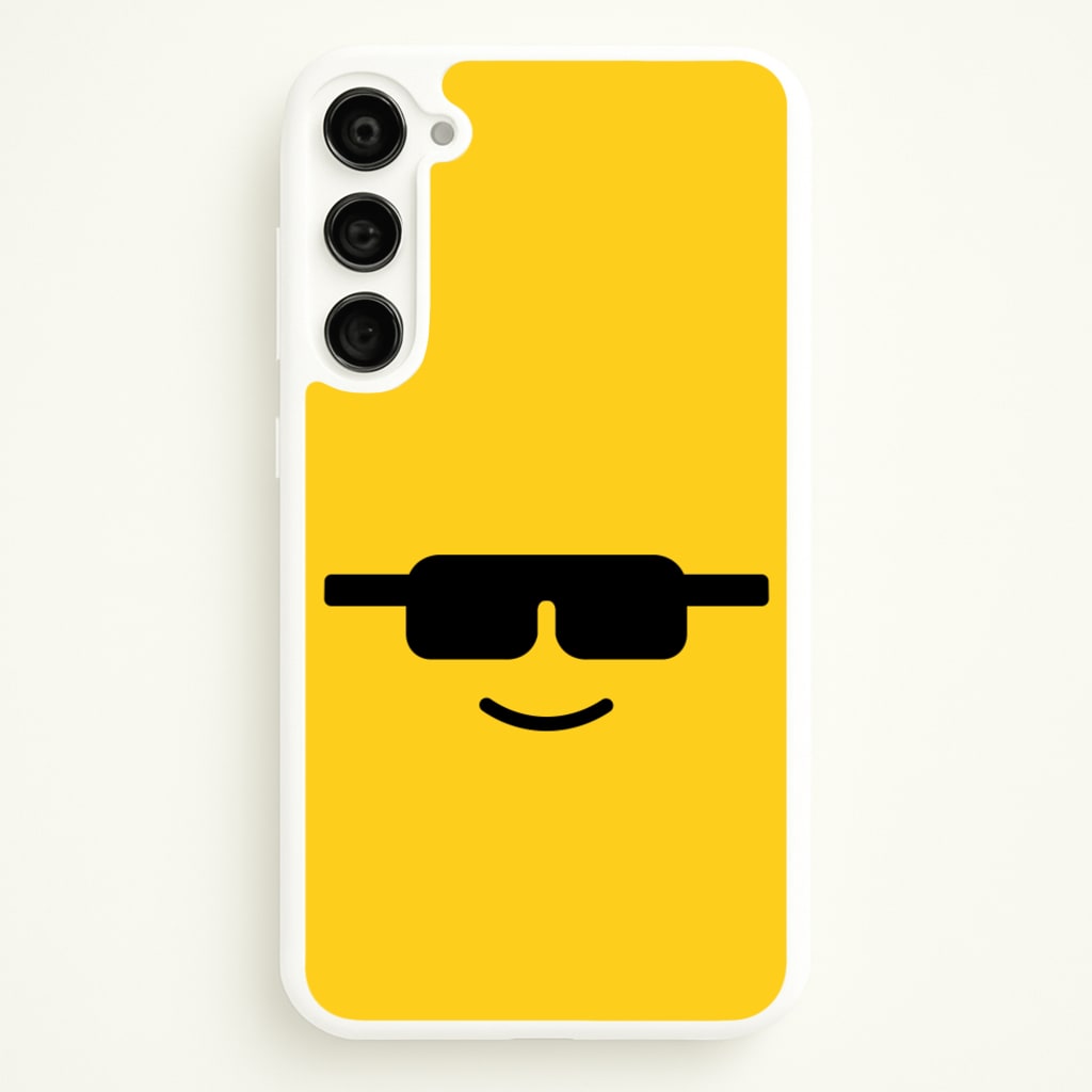 Brick Face Sunglasses - Bricks Phone Case for Galaxy S23 Plus