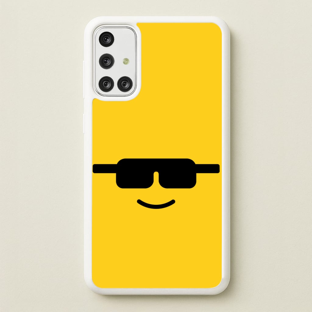 Brick Face Sunglasses - Bricks Phone Case for Galaxy A71