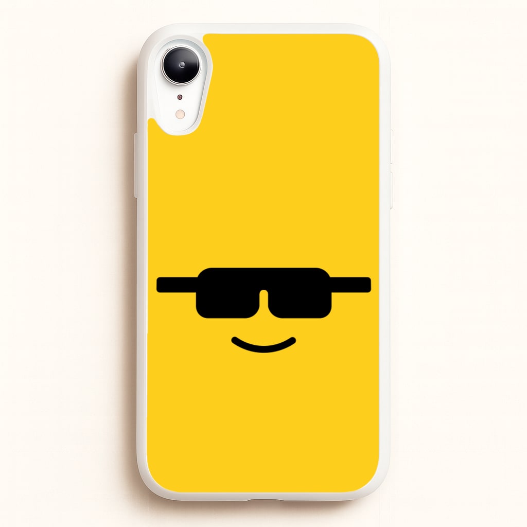 Brick Face Sunglasses - Bricks Phone Case for iPhone XR