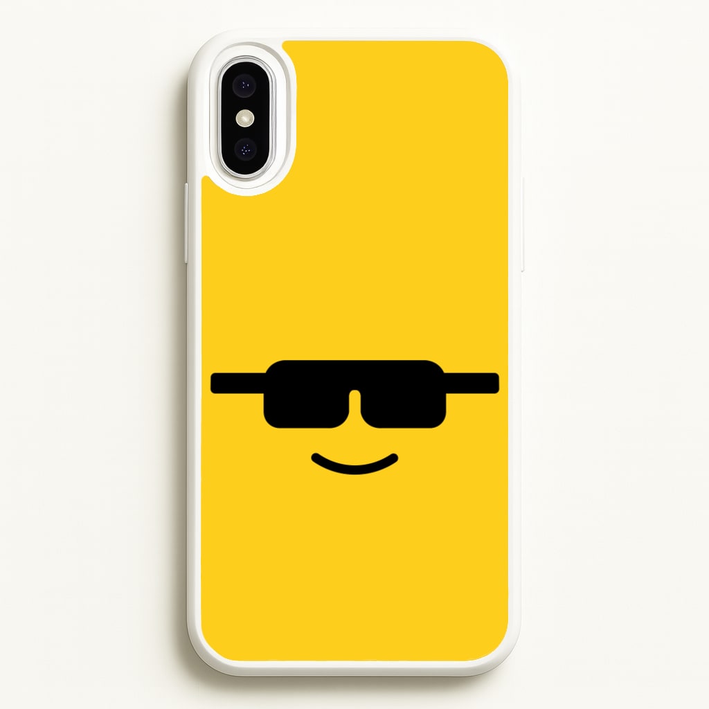 Brick Face Sunglasses - Bricks Phone Case for iPhone XS Max