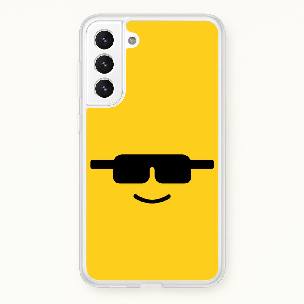 Brick Face Sunglasses - Bricks Phone Case for Galaxy S22 Plus