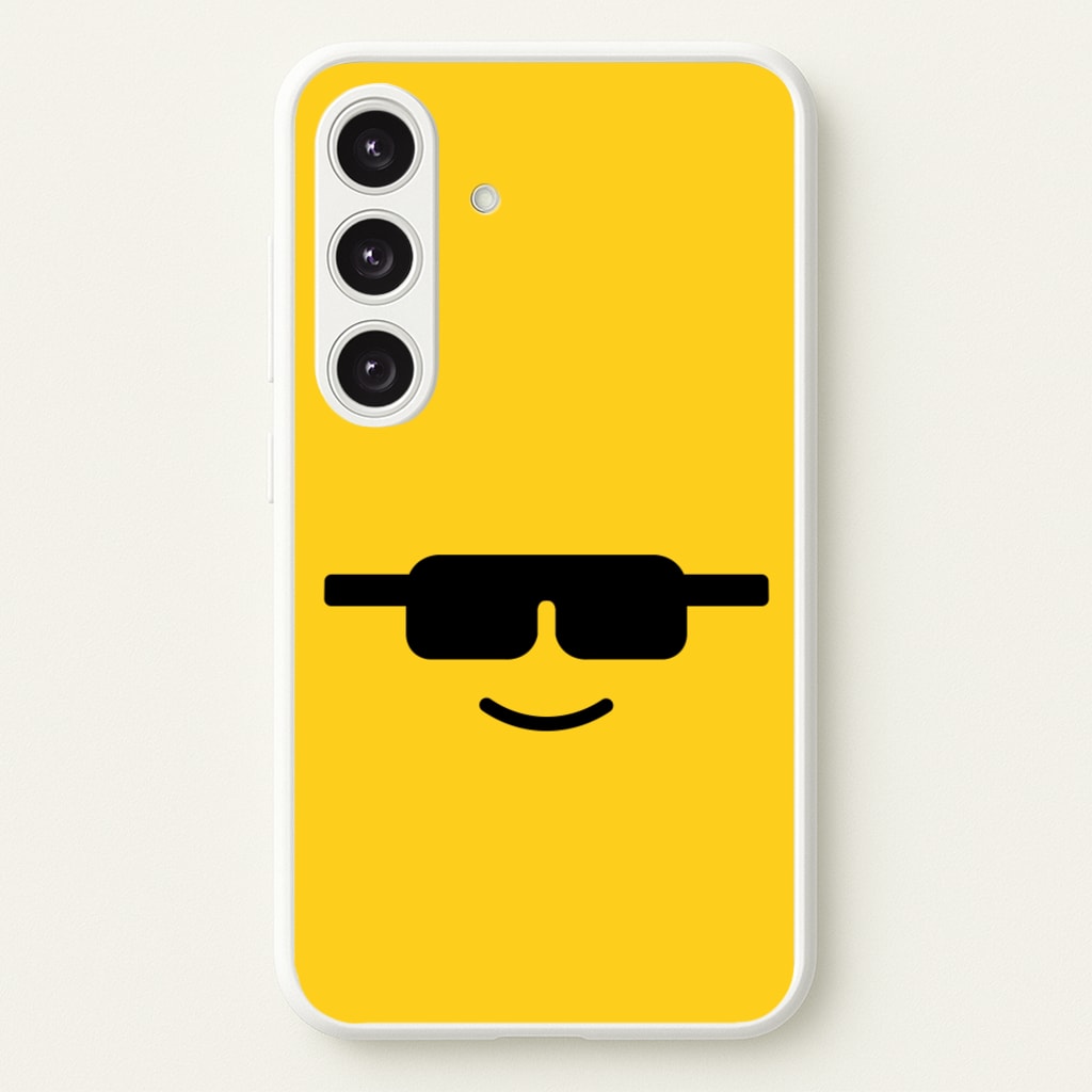 Brick Face Sunglasses - Bricks Phone Case for Galaxy S24FE