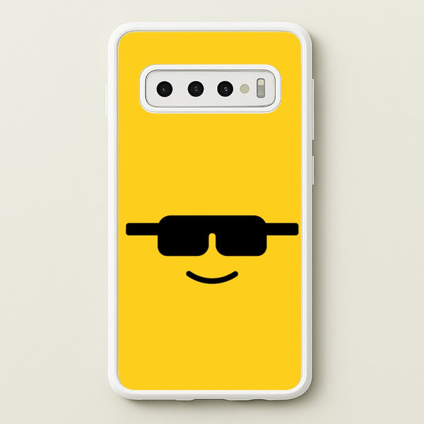 Brick Face Sunglasses - Bricks Phone Case for Galaxy S10