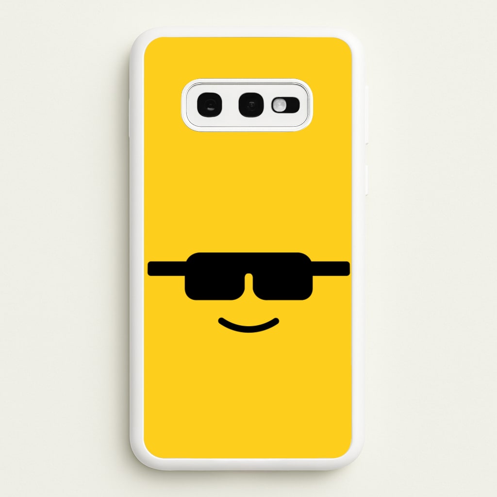 Brick Face Sunglasses - Bricks Phone Case for Galaxy S10e