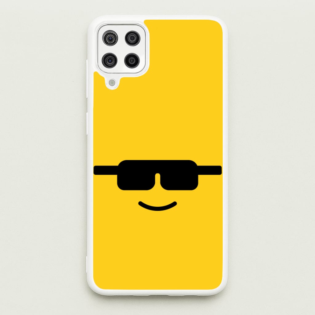 Brick Face Sunglasses - Bricks Phone Case for Galaxy A12