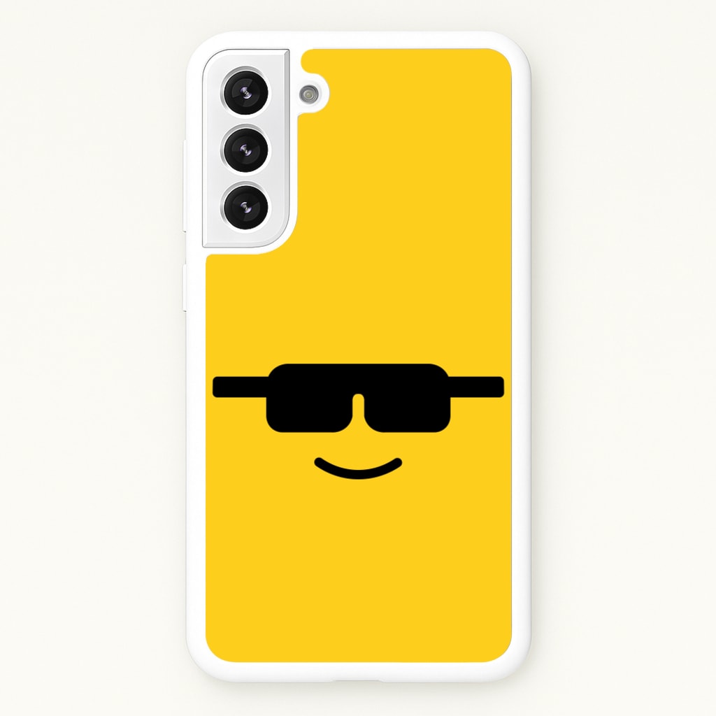 Brick Face Sunglasses - Bricks Phone Case for Galaxy S22
