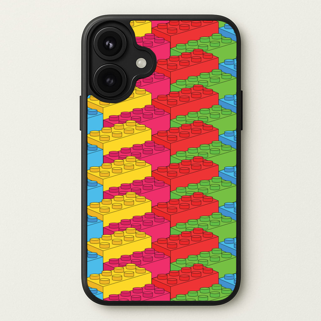 Bricks Isometric Pattern Phone Case for iPhone 17