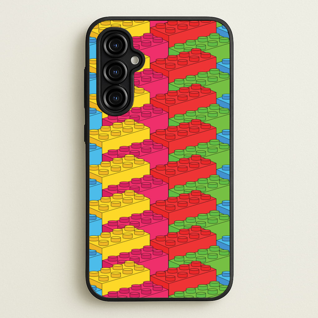 Bricks Isometric Pattern - Bricks Phone Case for Galaxy A54