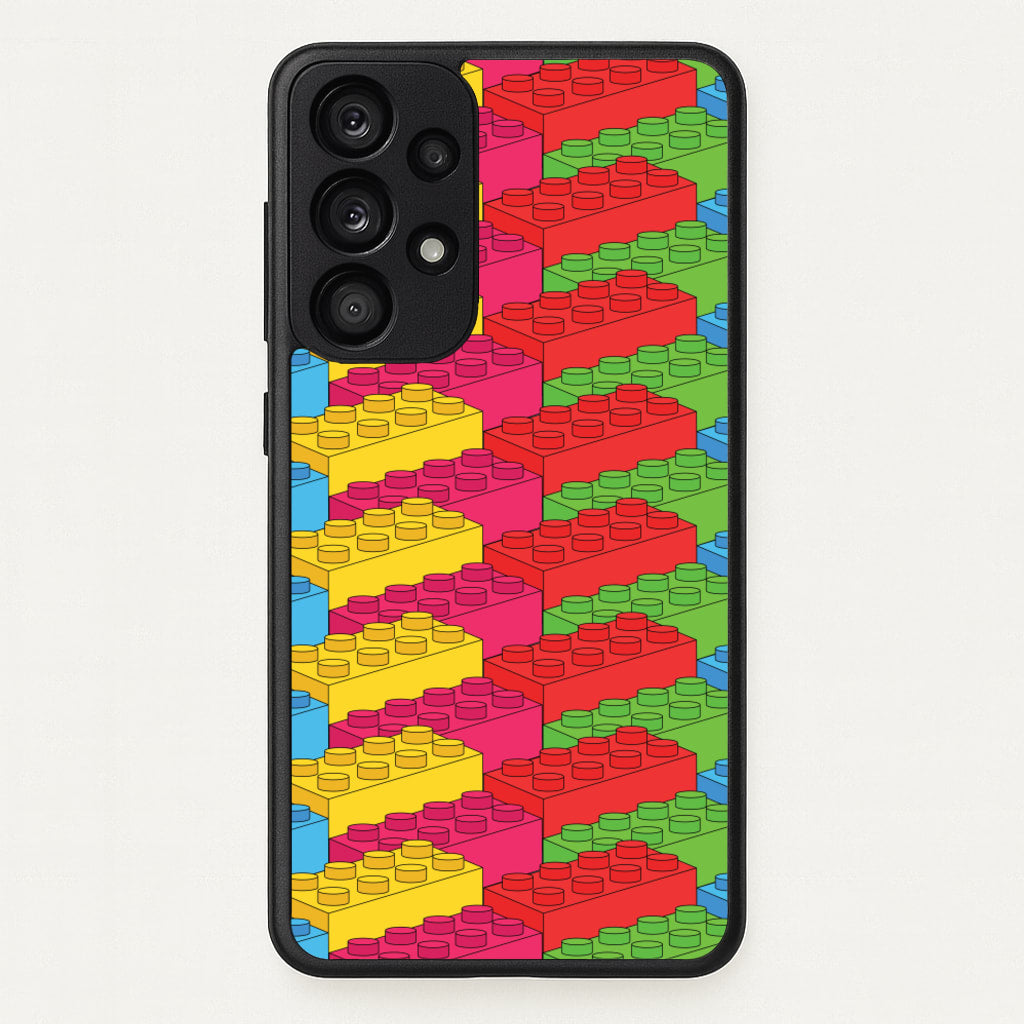Bricks Isometric Pattern - Bricks Phone Case for Galaxy A53