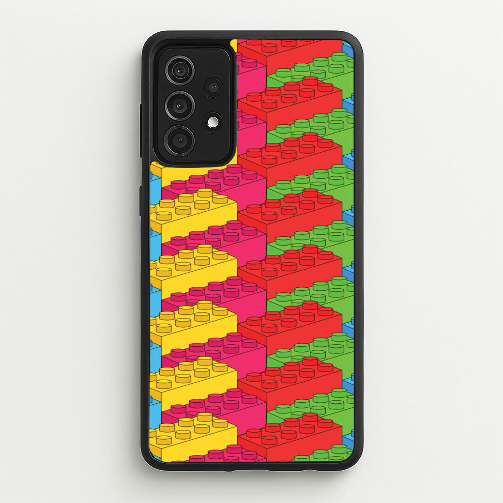 Bricks Isometric Pattern - Bricks Phone Case for Galaxy A52 / A52s